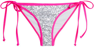 Vegas Pink & White Single Rise Sequin Scrunch Bottom