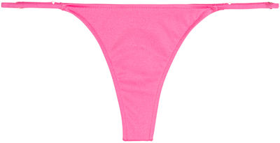 Neon Pink Brazilian Adjustable Banded Bottom