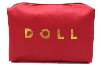 Doll Red Makeup Bag
