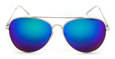 Amelia Blue Aviator Sunglasses