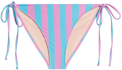 Pink & Blue Stripes Full Coverage Scrunch Bottom 