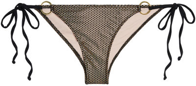 Gold Athena Classic Scrunch Bottom w/ Gold Loop Accents