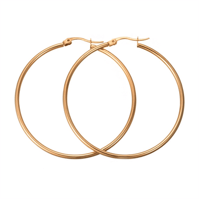 Classic Gold Hoop Earrings