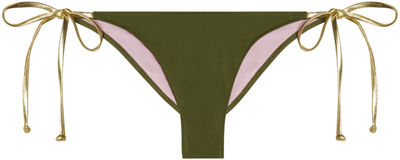 Olive & Gold Classic Scrunch Bottoms