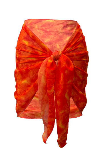 Fiery Soul Sheer Chiffon Sarong Cover Up