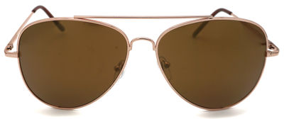 Muse Gold Aviator Sunglasses