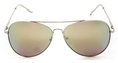 Amelia Champagne Aviator Sunglasses