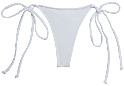 Sexy White G-String Thong Bikini Bottoms