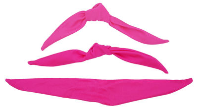 Neon Pink Bow Tie (3 Pack)