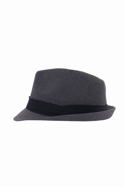 Charcoal grey fedora store hat