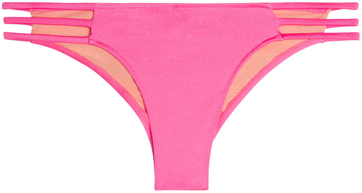 Neon Pink Triple Strap Classic Scrunch Bottoms image