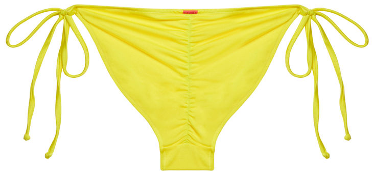 Neon Yellow Full Coverage Scrunch Bottom image