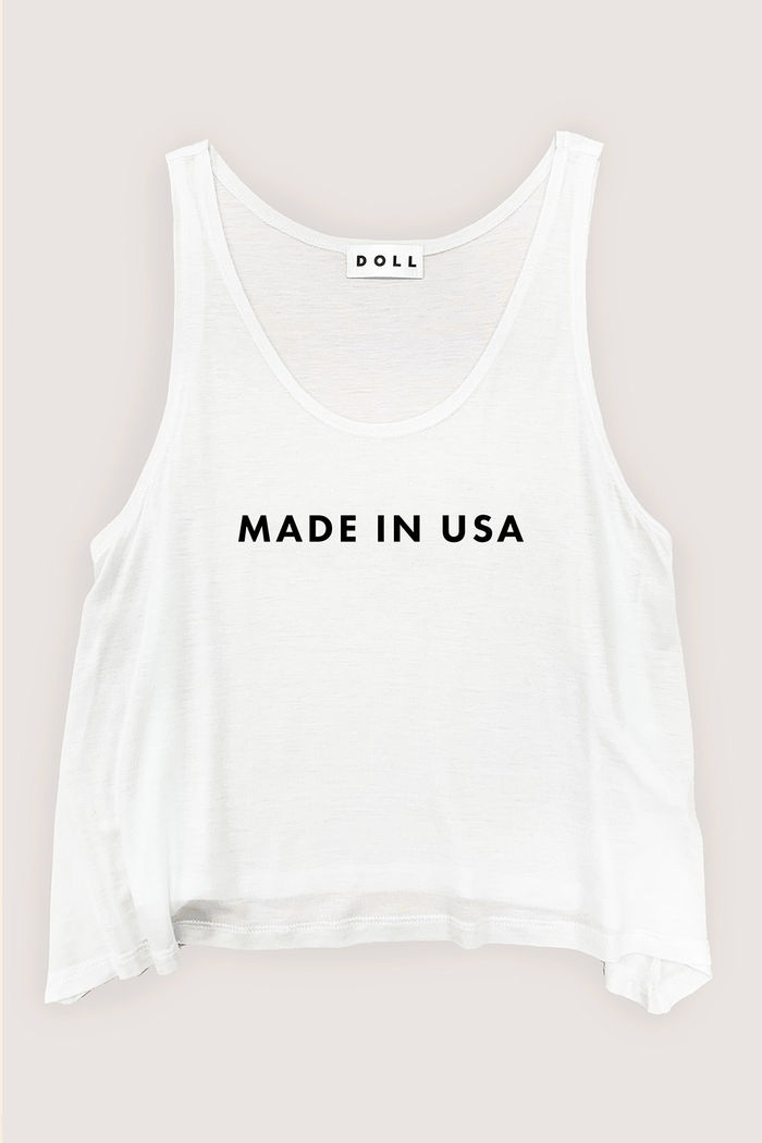 Made in USA Crop Tank image