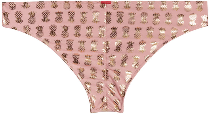 Blush & Gold Pineapple Banded Classic Scrunch Bottom image