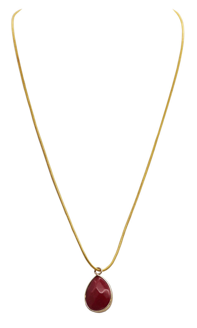 Fuchsia Pendant Necklace image