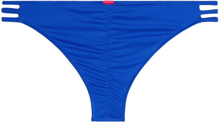 Royal Blue Triple Strap Classic Scrunch Bottoms - DOLL