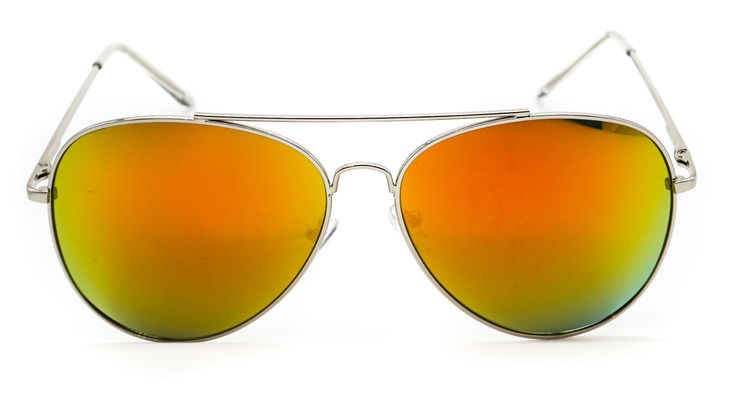 Amelia Amber Aviator Sunglasses image