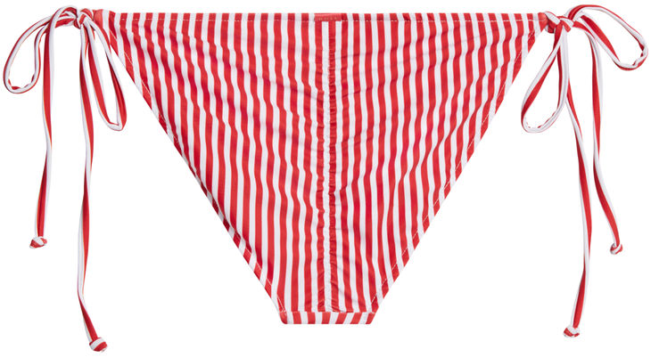 Red & White Stripes Full Coverage Scrunch Bottom image