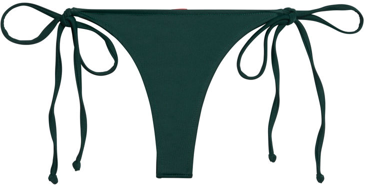 Hunter Green Brazilian Thong Bottom image