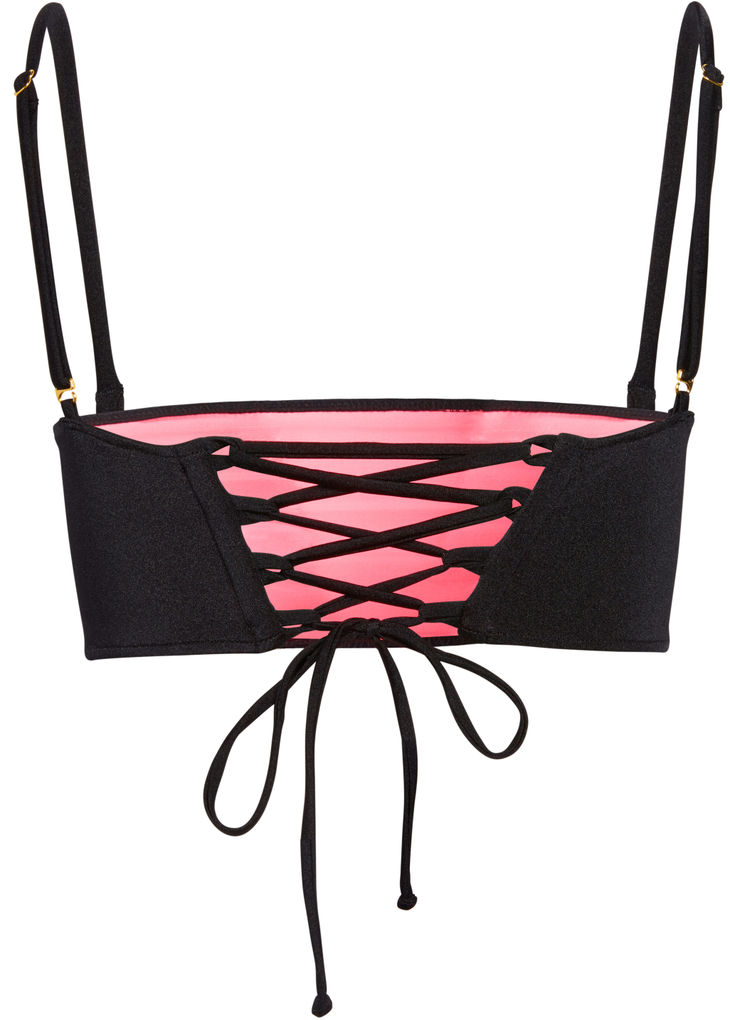 Black Bandeau Tube Top image