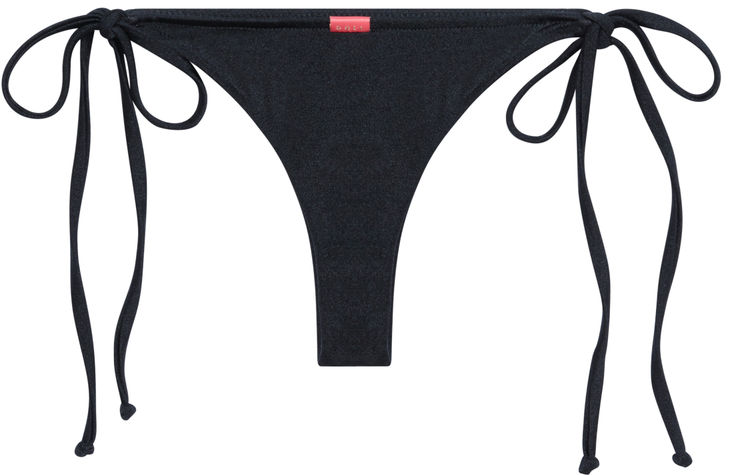 Black Brazilian Thong Bottom image
