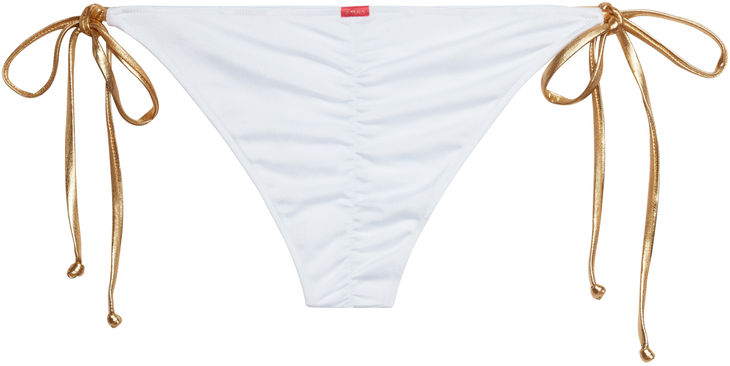 White & Gold Classic Scrunch Bottoms image