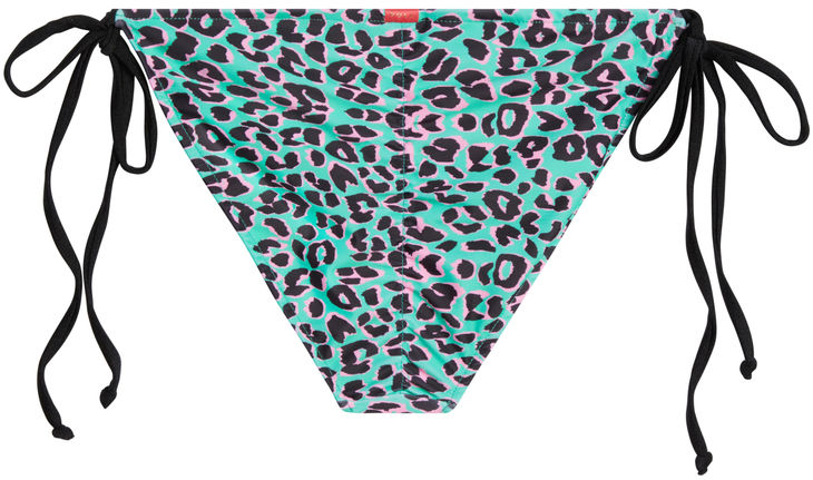 Green Leopard Full Coverage Scrunch Bottom image