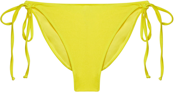 Neon Yellow Full Coverage Scrunch Bottom image