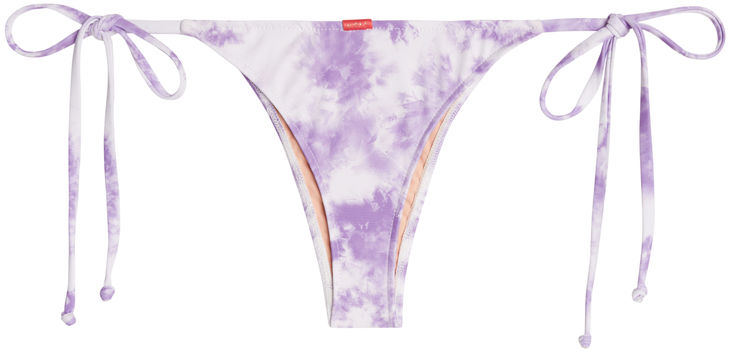 Purple Tie Dye Brazilian Thong Bottom image