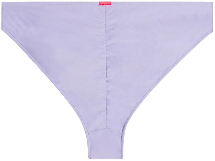 Lilac Full Coverage Mid-Rise Scrunch Banded Bottom image