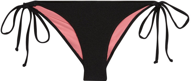 Black Classic Scrunch Bikini Bottoms image