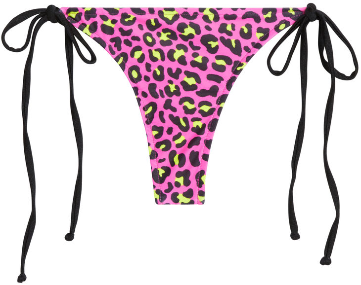 Neon Pink Leopard Brazilian Thong Bottom - DOLL