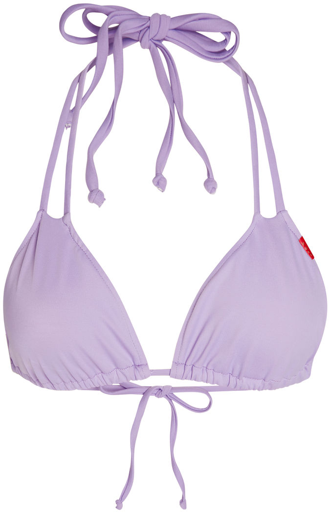 Lilac Double Strap Bikini Top image