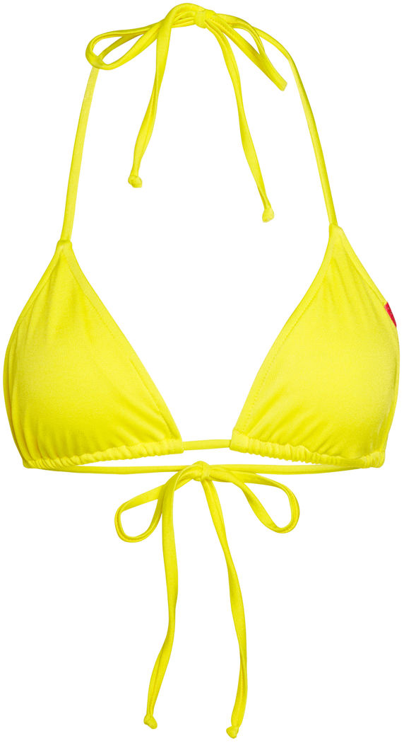 Neon Yellow Triangle Top image