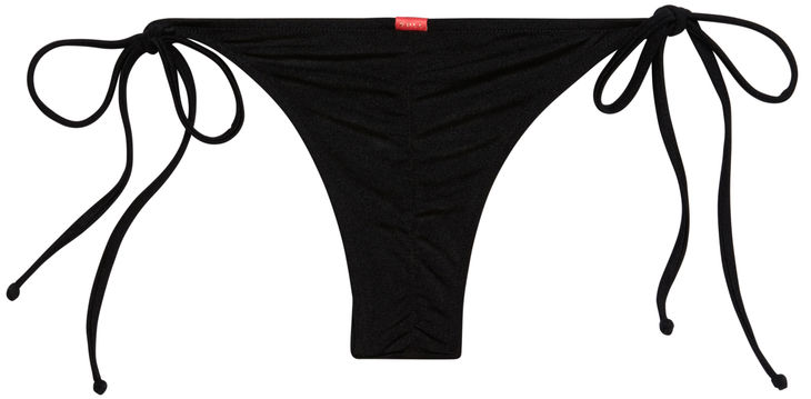 Black Micro Scrunch Bottoms image