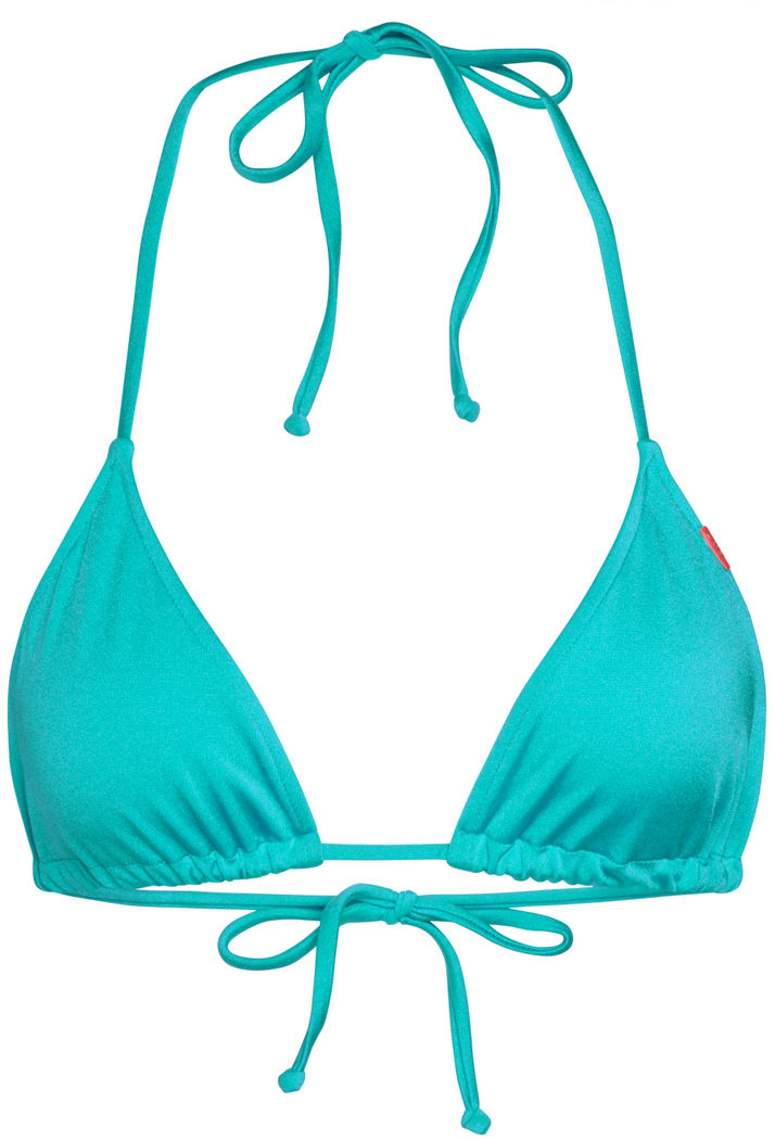 Jade Triangle Bikini Top image