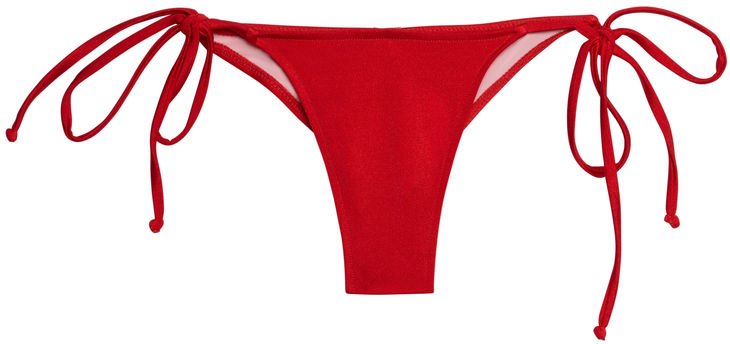 Red Micro Scrunch Bottoms image