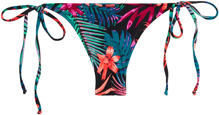 Black Tropical Micro Scrunch Bottom image