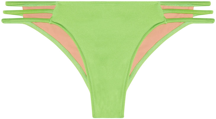 Neon Green Triple Strap Classic Scrunch Bottoms image