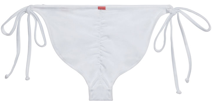 White Full Coverage Scrunch Bottom image