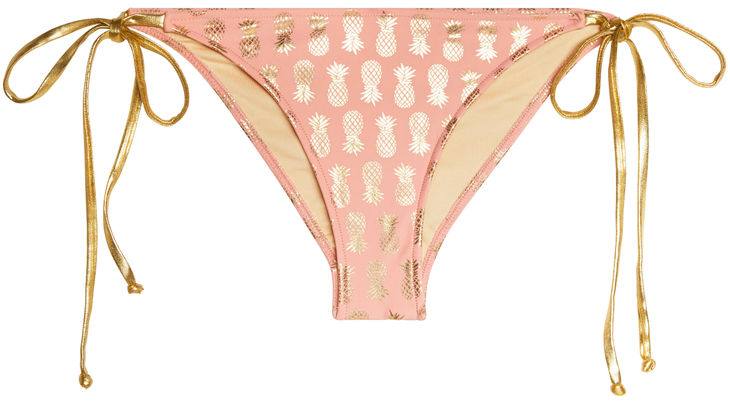 Blush & Gold Pineapple Classic Scrunch Bottom image