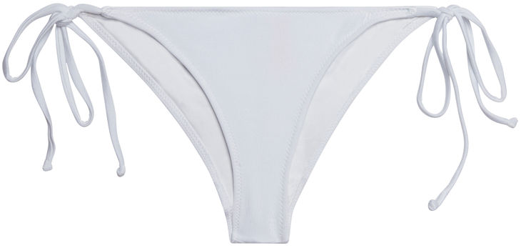 White Classic Scrunch Bikini Bottoms image