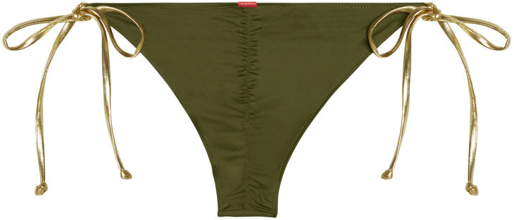 Olive & Gold Classic Scrunch Bottoms image