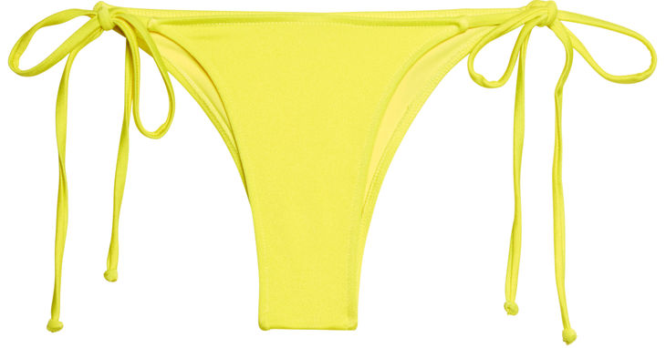 Neon Yellow Micro Scrunch Bottom image