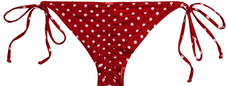 Red Polka Dot Classic Scrunch Bottom image