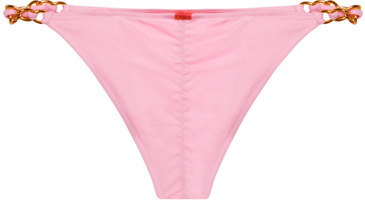 Baby Pink Classic Bikini On a Chain Bottom image