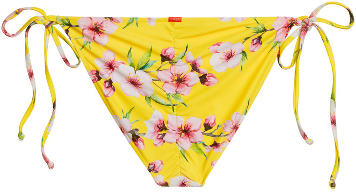 Yellow Cherry Blossom Full Coverage Scrunch Bottom image