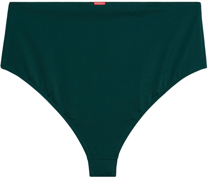 Hunter Green High Waist Bikini Bottom image