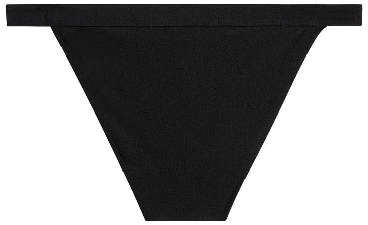 Black Full Coverage Mid-Rise Band Bottom image