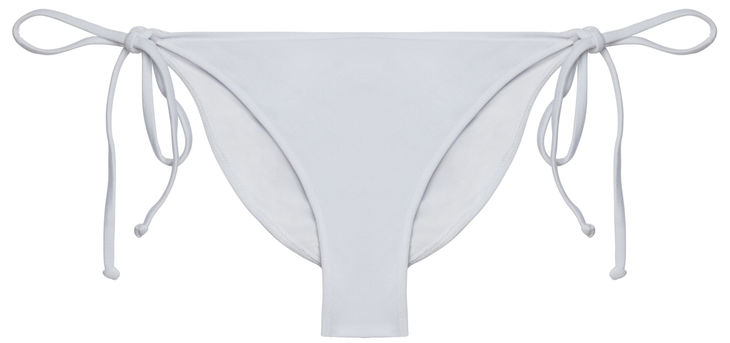 White Full Coverage Scrunch Bottom image